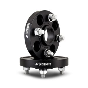 Wheel Spacers, 4x100, 56.1 Center Bore, M12x1.5, 20mm Thick, Black