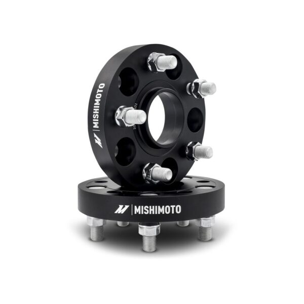 Wheel Spacers, 5x120, 64.1mm Center Bore, M14 X 1.5, 10mm Thick, Black