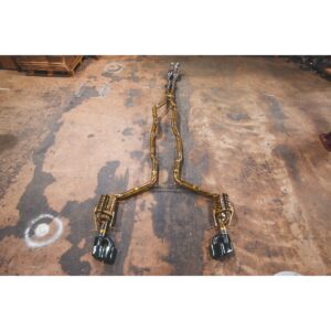 Mercedes E63 Amg W212 Valved Sport Exhaust System - Gold - 2012-2013