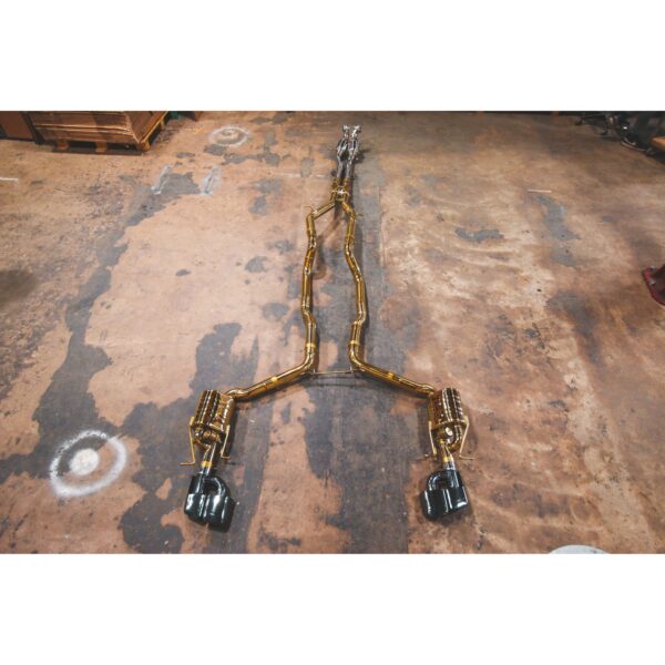 Mercedes E63 Amg W212 Valved Sport Exhaust System - Gold - 2012-2013