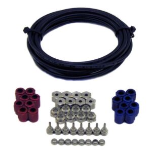 Nitrous Express D-2 BLACK HOSE CONVERSION FOR 4 CYL. DIRECT PORT SYSTEMS.