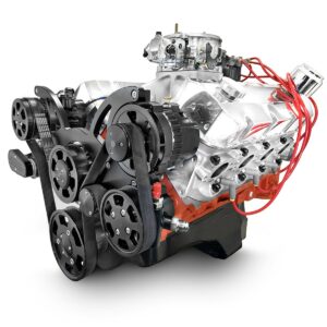 BluePrint Engines GM Big Block Compatible Pro Series 572 C.I. Deluxe Dressed - Carbureted - with Black Pulley Kit