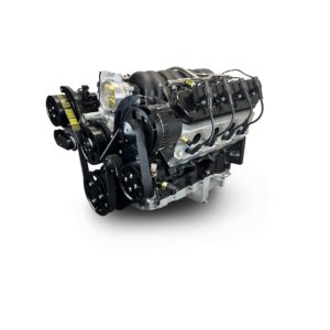 BluePrint Engines GM LS Compatible 376 c.i. Pro Series Engine - GM Plastic Intake - Deluxe Dressed - Black Pulley Kit - Holley Terminator X EFI System