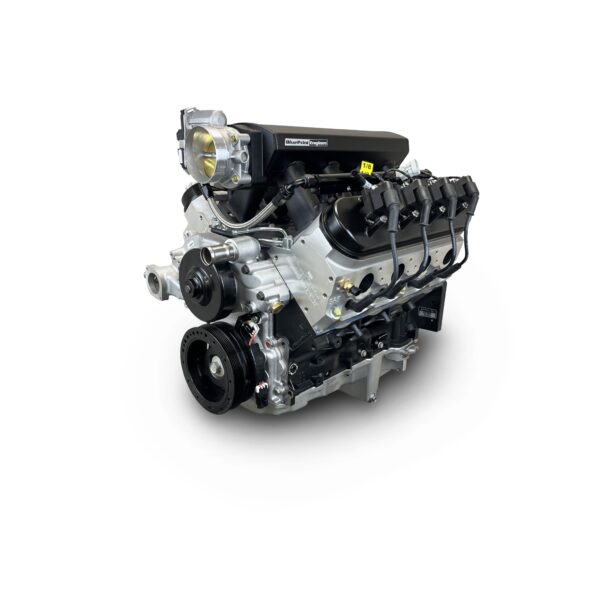 BluePrint Engines GM LS Compatible 376 c.i. Pro Series Engine - BPE Fabbed Aluminum Intake - Base Dressed - No ECU / Harness