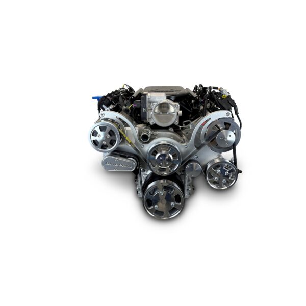 BluePrint Engines GM LS Compatible 376 c.i. Pro Series Engine - BPE Cast Intake - Deluxe Dressed - Polished Pulley Kit - BluePrint Engines Calibrated ECU