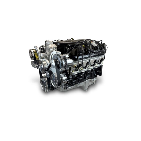 BluePrint Engines GM LS Compatible 376 c.i. Pro Series Engine - BPE Cast Intake - Deluxe Dressed - Polished Pulley Kit - BluePrint Engines Calibrated ECU