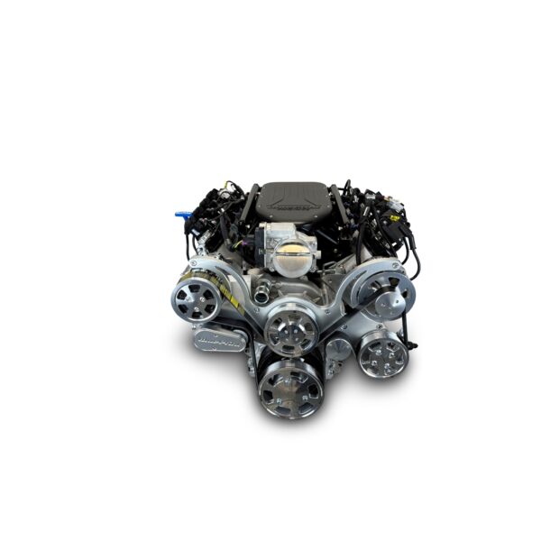 BluePrint Engines GM LS Compatible 376 c.i. Pro Series Engine - BPE Cast Intake - Deluxe Dressed - Polished Pulley Kit - BluePrint Engines Calibrated ECU