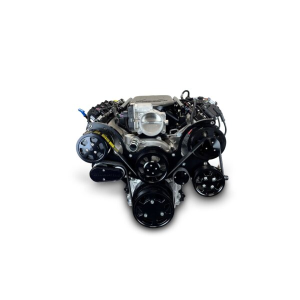BluePrint Engines GM LS Compatible 376 c.i. Pro Series Engine - BPE Cast Intake - Deluxe Dressed - Black Pulley Kit - BluePrint Engines Calibrated ECU