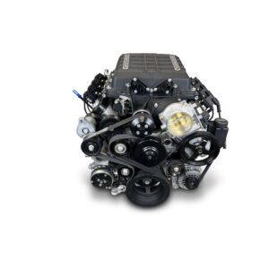 BluePrint Engines GM LS Compatible 376 c.i. Pro Series Engine - Magnuson TVS2650 - Deluxe Dressed - Black Pulley Kit - Holley Terminator X EFI System