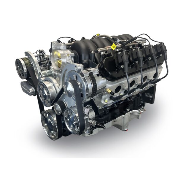 BluePrint Engines GM LS Compatible 427 c.i. Pro Series Engine - GM Plastic Intake - Deluxe Dressed - Polished Pulley Kit - Holley Terminator X EFI System