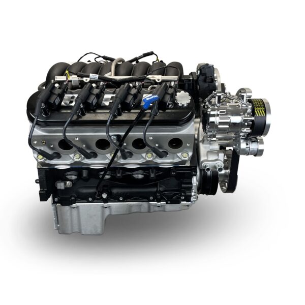 BluePrint Engines GM LS Compatible 427 c.i. Pro Series Engine - GM Plastic Intake - Deluxe Dressed - Polished Pulley Kit - Holley Terminator X EFI System