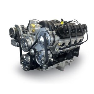 BluePrint Engines GM LS Compatible 427 c.i. Pro Series Engine - GM Plastic Intake - Deluxe Dressed - Polished Pulley Kit - Holley Terminator X EFI System