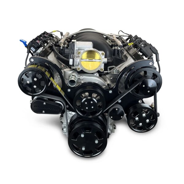 BluePrint Engines GM LS Compatible 427 c.i. Pro Series Engine - GM Plastic Intake - Deluxe Dressed - Black Pulley Kit - Holley Terminator X EFI System