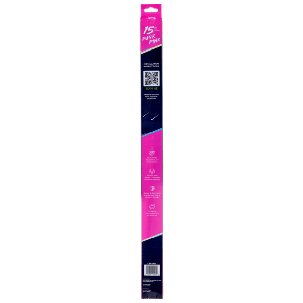 15" 380mm Pink Silicone Shadeblade Wiper Blade