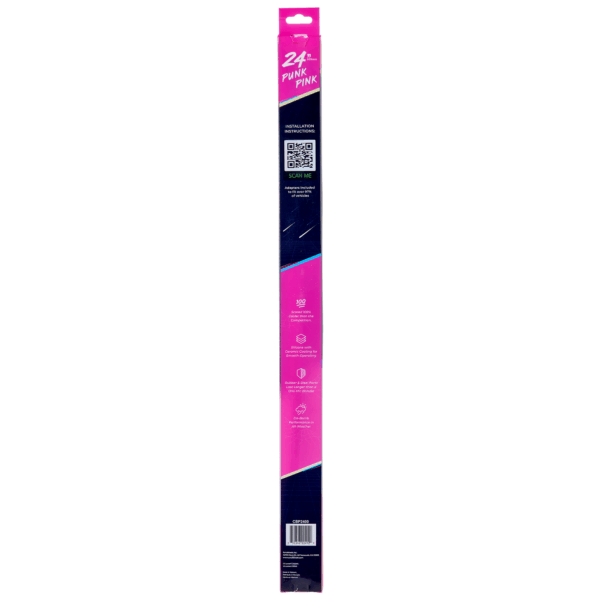 24" 610mm Pink Silicone Shadeblade Wiper Blade