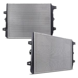 Replacement Radiator, fits Chevy Silverado 6.6L Duramax 2011-2016