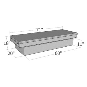 GXTX - RB127FL - Full Lid Comm. Class Full Size CrossOver - standard