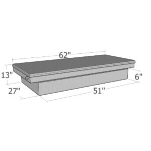 GXTX - RB155FL - Full Lid Comm. Class Mid Size/Down Size CrossOver - LB & SB wide & shallow