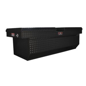 GXTX - RB158GW-BT - Gull Wing Lid Comm. Class Full Size - Xtra Deep / Xtra Wide w/ Slant - Black Texture Coat