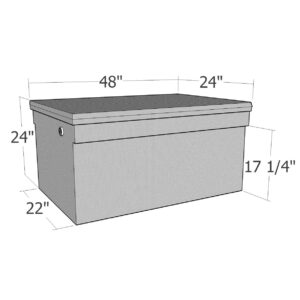 GXTX - RB624 - 48inchx30inchx22inch Maximus Chest Commerical Class