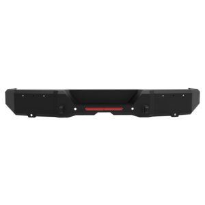 Magnum - RBM45JPN - Rear Bumpers Black Textured Alloy Steel - 18-25 Jeep Wrangler JL/JLU