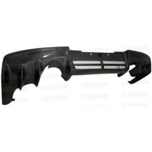 Seibon Carbon, RD0809MITEVOX-OE, OEM-style carbon fiber rear diffuser for 2008-2015 Mitsubishi Lancer EVO X
