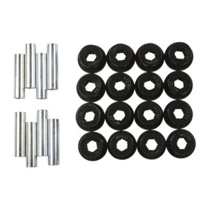 Leaf Spring Bushing Kit 1.5" Id Main Eye/ 1.5" Id Shackle/ 4 Springs