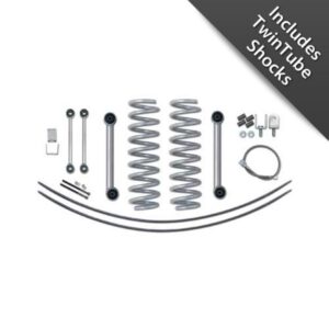 3.5 in. Super-Ride Short Arm Lift Kit w. Rear Add-A-Leafs And Twin Tube Shocks