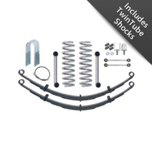 3.5 in. Super-Ride Short Arm Lift Kit w. Rear Leaf Springs And Twin Tube Shocks