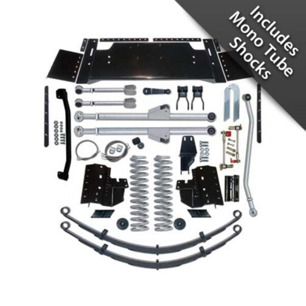 5.5 Inch Extreme-Duty Long Arm Lift Kit With Mono Tube Shocks
