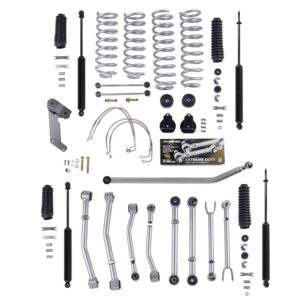Super-Flex Adjustable Short Arm Kit JK 2Dr 3.5" W/Twin Tube Shocks