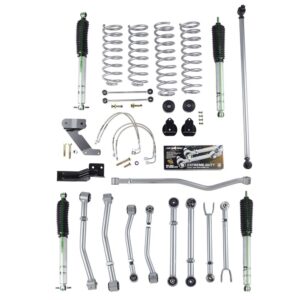 Super-Flex Adjustable Short Arm Kit JK 2Dr 4.5" W/Mono Tube Shocks