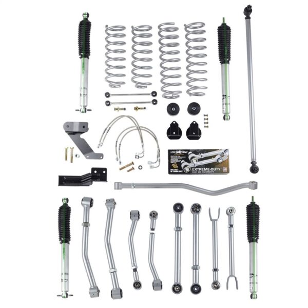 Super-Flex Adjustable Short Arm Kit JK 2Dr 4.5" W/Mono Tube Shocks