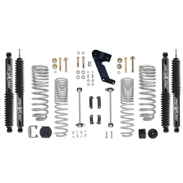 Rubicon Express 2.5 in. Progressive Coil Lift Kit w. Twin Tube Shocks - Re7141Pt