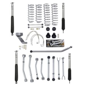 Super-Flex Adjustable Short Arm Kit JK 4Dr 3.5" W/Mono Tube Shocks
