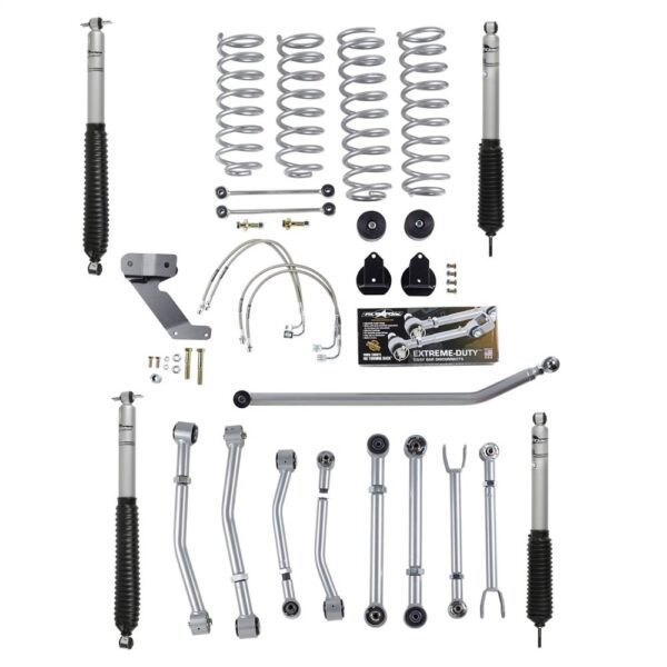 Super-Flex Adjustable Short Arm Kit JK 4Dr 3.5" W/Mono Tube Shocks