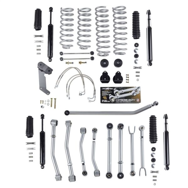 Super-Flex Adjustable Short Arm Kit JK 4Dr 3.5" W/Mono Tube Shocks