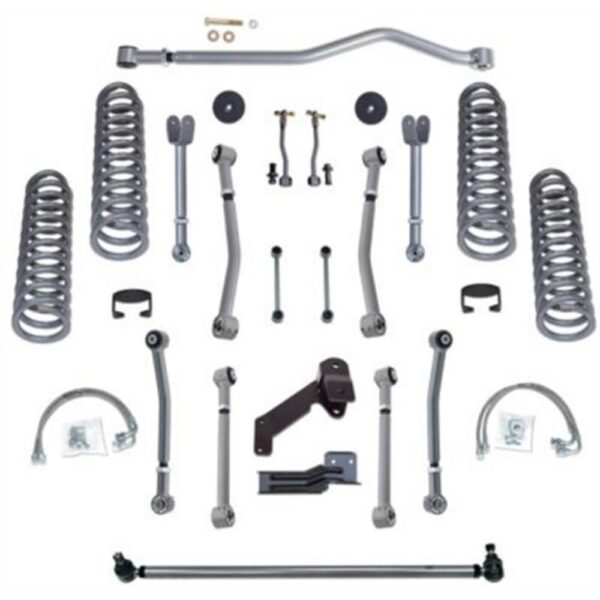 Super-Flex Adjustable Short Arm Kit JK 4Dr 4.5" W/Mono Tube Shocks