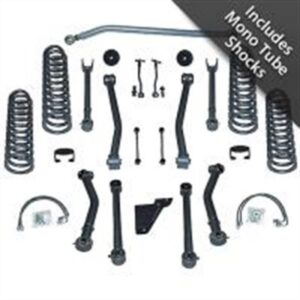 Super-Flex Adjustable Short Arm Kit JK 4Dr 4.5" (No Shocks)