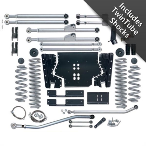 3.5 in. Extreme-Duty Long Arm Lift Kit w. Rear Track Bar w. Mono Tube Shocks