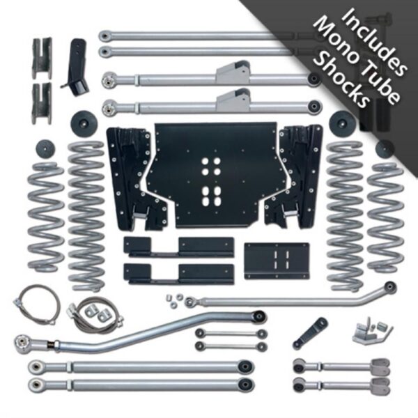4.5 In Extreme-Duty Long Arm Lift Kit With Rear Track Bar With Twin Tube Shocks