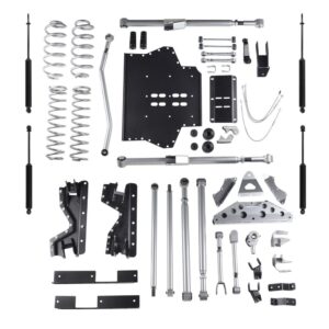 4.5 Inch Extreme-Duty Long Arm Lift Kit With Rear Tri-Link And Twin Tube Shocks
