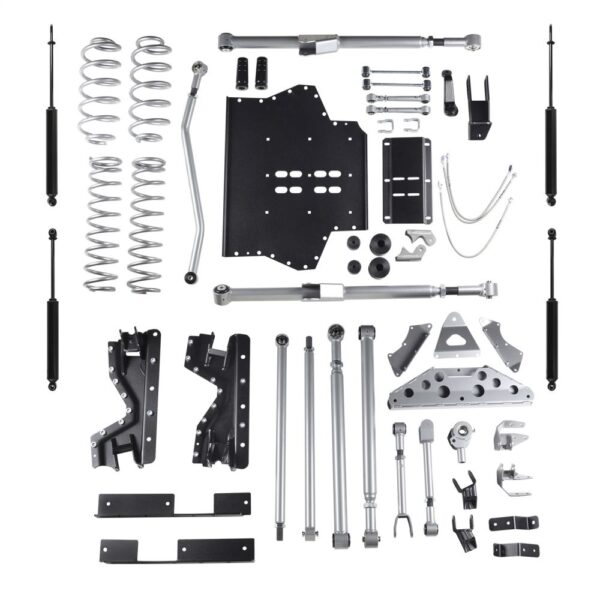4.5 Inch Extreme-Duty Long Arm Lift Kit With Rear Tri-Link And Twin Tube Shocks