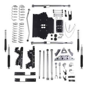 4.5 Inch Extreme-Duty Long Arm Lift Kit With Rear Tri-Link And Mono Tube Shocks