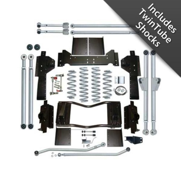4.5 Inch Extreme-Duty Long Arm Lift Kit With Mono Tube Shocks