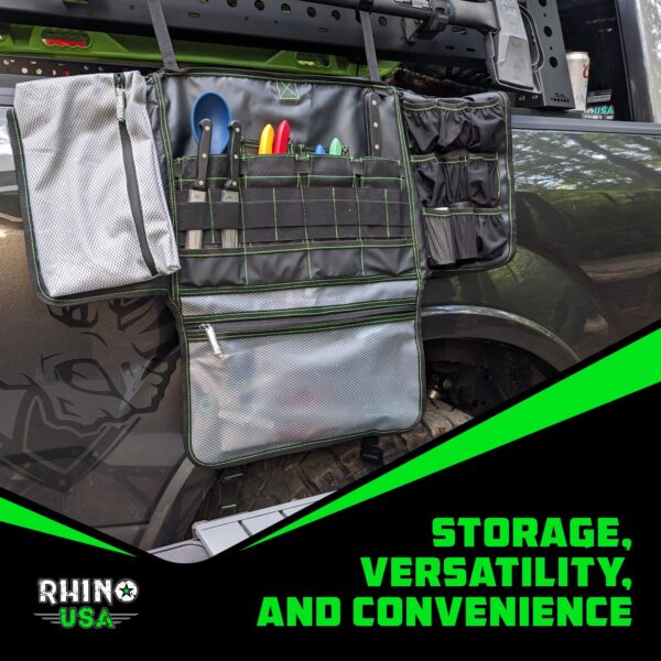 RHINO USA CAMP KITCHEN ORGANIZER BAG (BLACK)