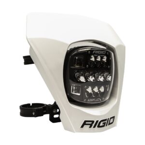 RIGID Adapt XE Number Plate, White,Single