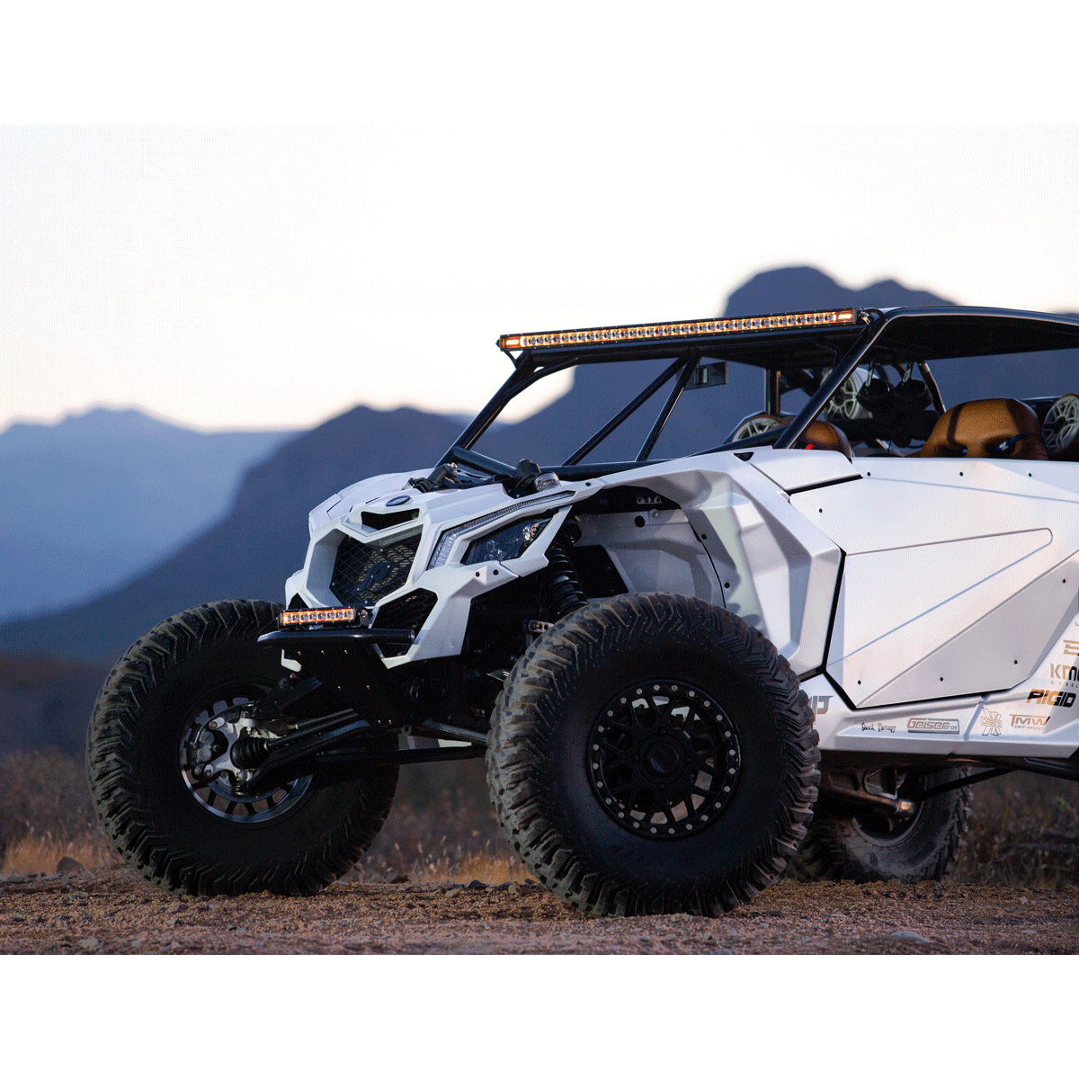 RIGID Radiance Plus SR-Series Single Row LED Light Bar With 8 Backlight Options: Red, Green, Blue, Light Blue, Purple, Amber, White Or Rotating, 40 Inch Length