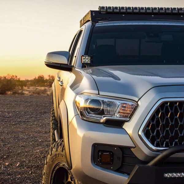 RIGID 2016-2020 Toyota Tacoma A-Pillar Light Kit, Includes D-SS Flood