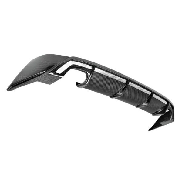 Seibon Carbon, RL14LXIS-RF, RF-style carbon fiber rear lip for 2014-2016 Lexus IS 200T/250/350